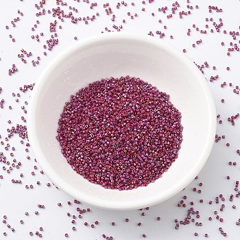 MIYUKI Delica Beads, Cylinder, Japanese Seed Beads, 11/0, (DB2275) Opaque Glazed Jujube, 1.3x1.6mm, Hole: 0.8mm, about 10000pcs/bag, 50g/bag