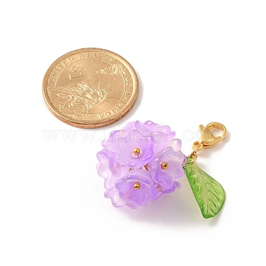 Flower Glass Pendant Decoration(HJEW-TA00286-04)-3