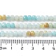 brins de perles d'amazonite de fleurs naturelles(G-J400-A08-03)-5