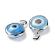 Handmade Evil Eye Lampwork Charms(KK-F764-13P-07)-3