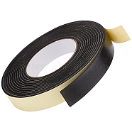 EVA Foam Adhesive Tapes, Anti-Collision Sponge Tapes, Black, 2.5x0.3cm, about 5m/roll(TOOL-WH0136-116B)