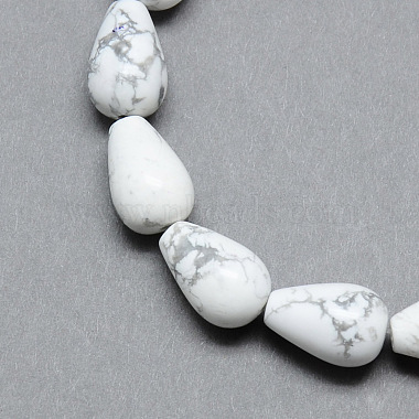 14mm Drop Howlite Beads