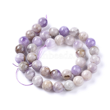 Natural Amethyst Beads Strands(G-L555-01-10mm)-3