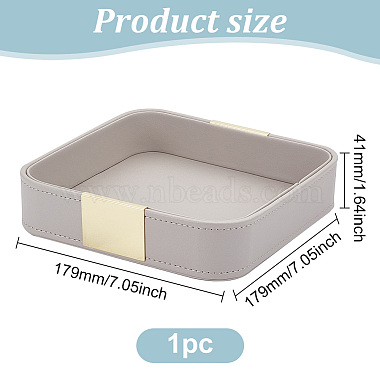 PU Leather Desktop Storage Tray(AJEW-WH0016-21A)-2