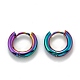 304 Stainless Steel Huggie Hoop Earrings(X-EJEW-O087-09A-M)-1