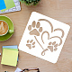 Plastic Reusable Drawing Painting Stencils Templates(DIY-WH0172-142)-3