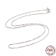 Rhodium Plated 925 Sterling Silver Box Chain Necklace for Women(NJEW-M190-02C-P)-1
