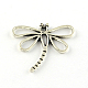 Dragonfly Tibetan Style Alloy Pendants(X-TIBEP-R344-16AS-LF)-1