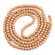 Baking Painted Pearlized Glass Pearl Round Bead Strands(HY-Q003-4mm-36A)-2