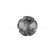 Flower Natural Larvikite Worry Stones, Crystal Healing Stone for Reiki Balancing Meditation, 38x7mm(PW-WG28415-05)