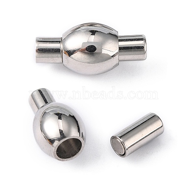 Stainless Steel Color Oval Stainless Steel Clasps