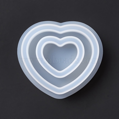 Moules en silicone de qualité alimentaire en forme de coeur double diy(SIMO-D001-13)-4