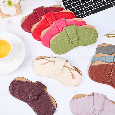 1Pc PU Leather Glasses Case(AJEW-CN0006-94G)-8