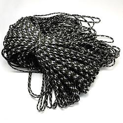 7 Inner Cores Polyester & Spandex Cord Ropes, for Rope Bracelets Making, Dark Olive Green, 4mm, about 109.36 yards(100m)/bundle, 420~500g/bundle(RCP-R006-032)