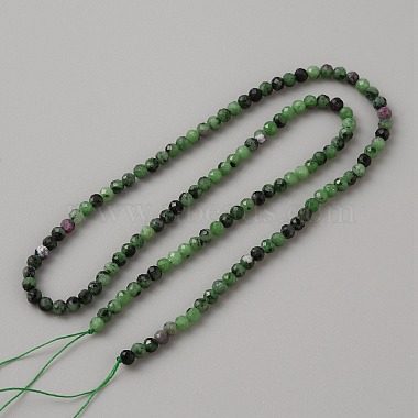 Natural Ruby Zoisite Beads Strands(G-TAC0016-07)-2