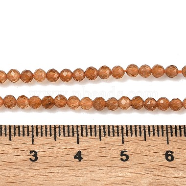 Chapelets de perles de grenat naturel(G-F460-47)-6