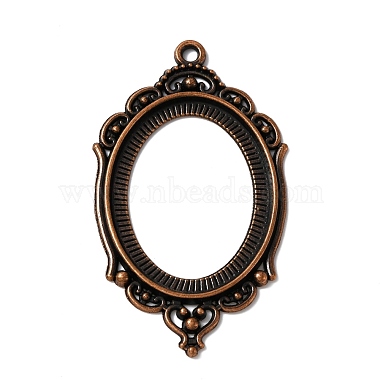 Zinc Alloy Pendant Cabochon Settings(FIND-WH050-70R)-1