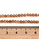 Chapelets de perles de grenat naturel(G-F460-47)-6
