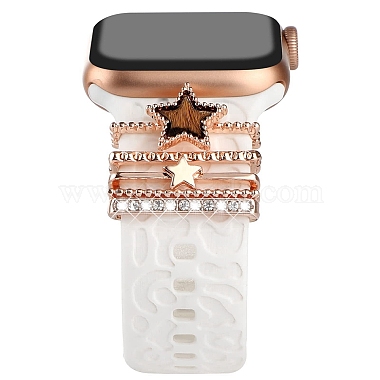 Star Alloy Watch Band Charms