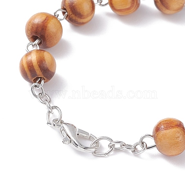 2pcs 2 bracelets de chapelet de perles de prière religieuse de style(BJEW-SZ0002-53)-5