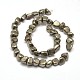 Natural Pyrite Nuggets Beads Strands(G-I125-82)-2