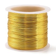 Copper Wire, Long-Lasting Plated, Golden, 26 Gauge, 0.4mm, 80m/roll(CWIR-C003-02B-G)