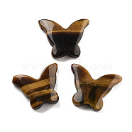 Natural Tiger Eye Pendants, Butterfly Charms, 19.5x15x5.5mm, Hole: 1mm(G-H007-07K)