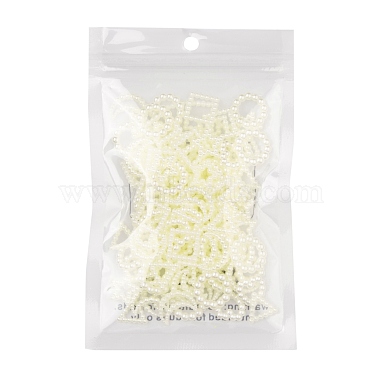 120Pcs 6 Style ABS Plastic Imitation Pearl Linking Rings(OACR-FS0001-02)-5
