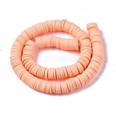 Flat Round Eco-Friendly Handmade Polymer Clay Beads(CLAY-R067-12mm-13)-2