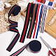 12Yards 6 Colors Triple Color Polyester Flat Elastic Band(OCOR-FG0001-92)-4
