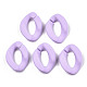 Opaque Spray Painted Acrylic Linking Rings(X-OACR-S036-001A-I15)-1