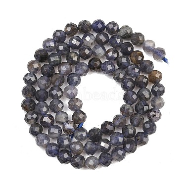 Natural Iolite Beads Strands(G-RM250101-D7)-5