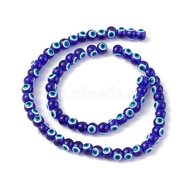 Perles en verre peintes à patisserie(DGLA-C001-02O)-2