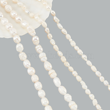 4Strands 2 Styles Natural Cultured Freshwater Pearl Beads Strands(PEAR-NB0001-64)-8