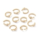 Brass Micro Pave Cubic Zirconia Cuff Earrings(EJEW-H109-01H-G)-2