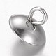 304 tasse en acier inoxydable perle peg bails pin pendentifs(X-STAS-L143-01)-1