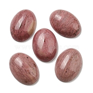 Natural Rhodonite Cabochons, Oval, 18x13x5~5.5mm(G-C115-01A-15)