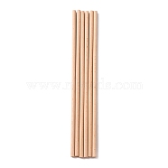 Beech Wood Sticks, Round Dowel Rod, for Braiding Tapestry, Column, PeachPuff, 300x8mm(DIY-WH0325-96E)