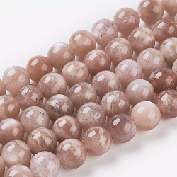 Natural Sunstone Beads Strands, Round, 14mm, Hole: 1mm, about 28pcs/strand, 15.6 inch(L-G-G099-14mm-14)