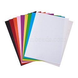 DIY Heat Shrink Sheets Film, For DIY Jewelry Making and Drawing Craft, Mixed Color, 29x20x0.03cm(DIY-WH0111-01)