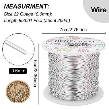 Round Aluminum Wire for Jewelry Making(AW-BC0003-17P)-2