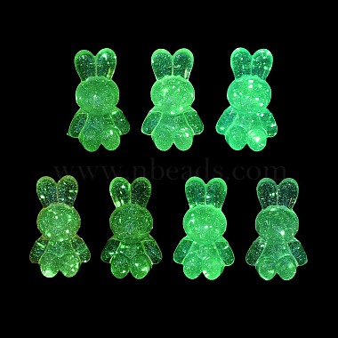 Luminous Transparent Acrylic Beads(LACR-U001-04)-3