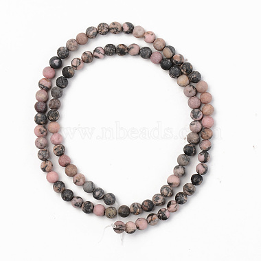 Natural Rhodonite Beads Strands(G-S369-010A-A)-2