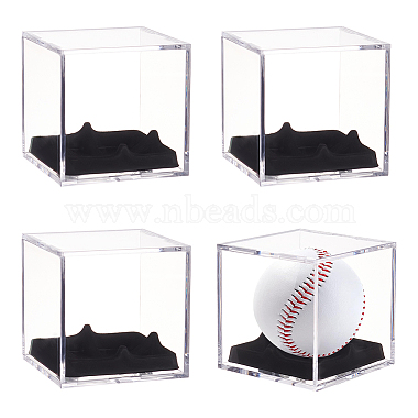 Clear Square Acrylic Baseball & Softball Bat Racks