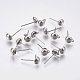 boucles d'oreilles à tige en acier inoxydable anti-ternissement 304(STAS-P196-03)-1