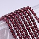 Mozambique Import Natural Grade A Garnet Round Beads Strands(X-G-E300-A-3mm)-1
