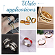 16Pcs 8 Size 201 Stainless Steel Grooved Finger Ring for Men Women(RJEW-UN0002-37)-7