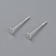 304 Stainless Steel Stud Earring Findings(STAS-H436-24S-3mm)-1