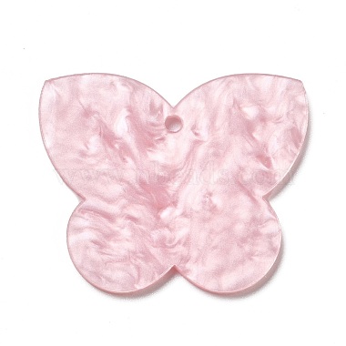 Pink Butterfly Acrylic Big Pendants