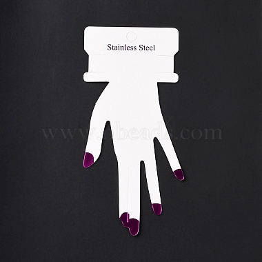 Hand Shaped Cardboard Paper Bracelet Display Cards(CDIS-F004-01A)-2